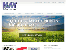 Tablet Screenshot of bartnayprinting.com